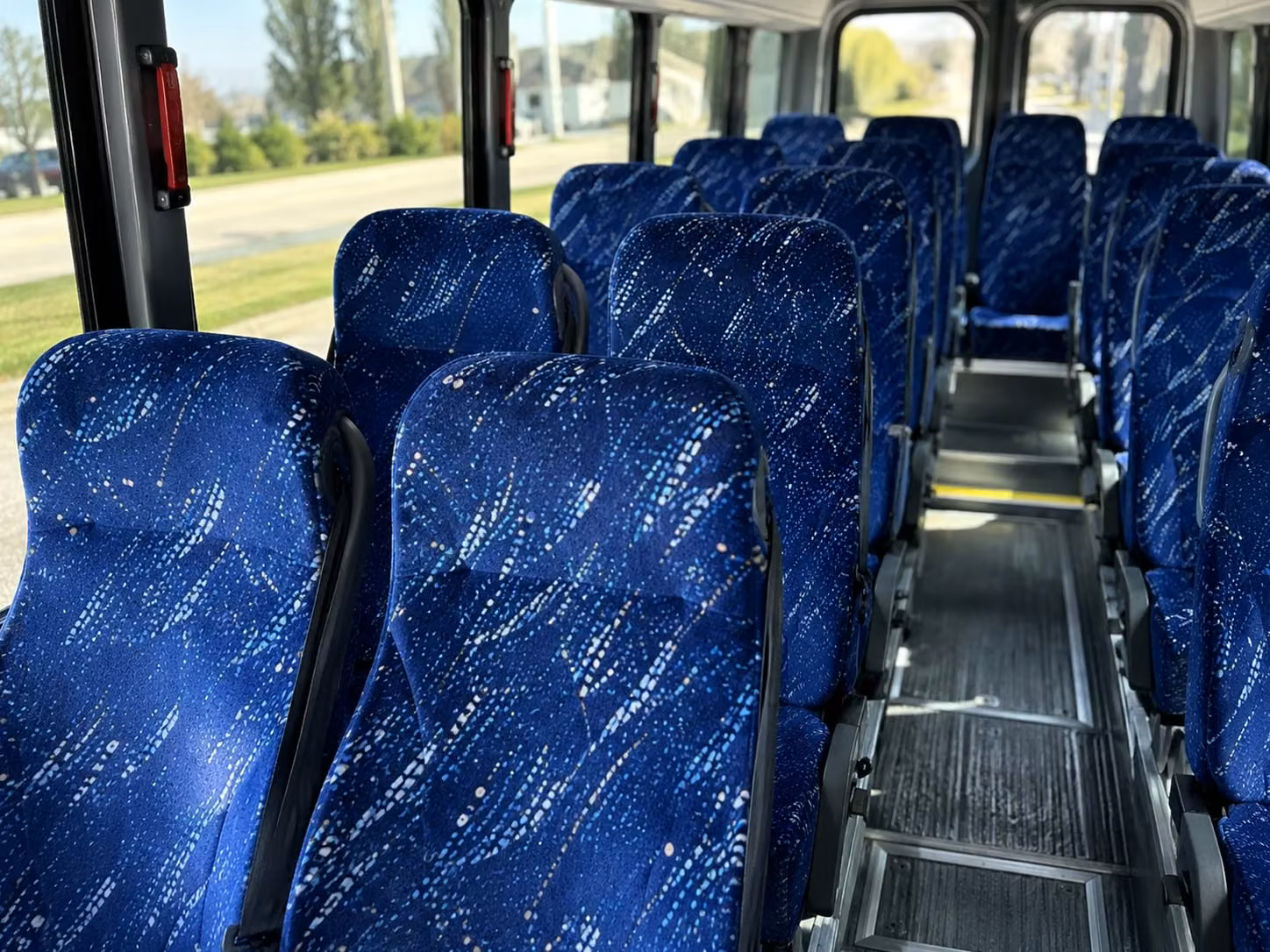 15 passenger minibus interior