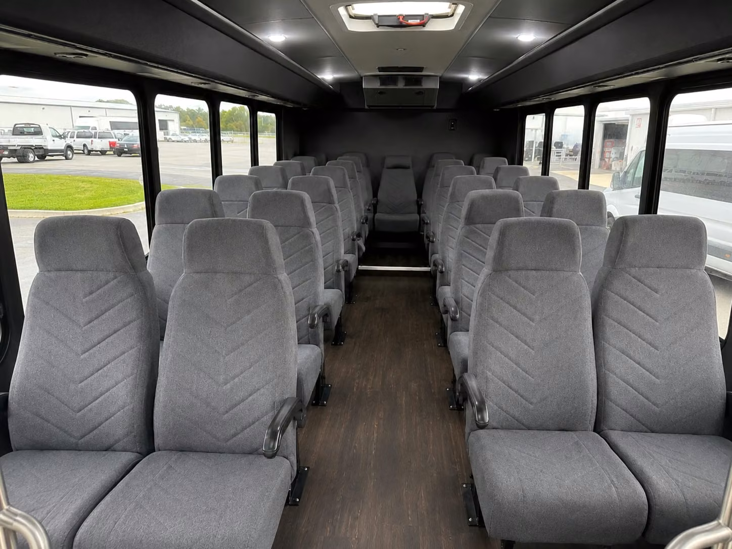 18 passenger minibus interior