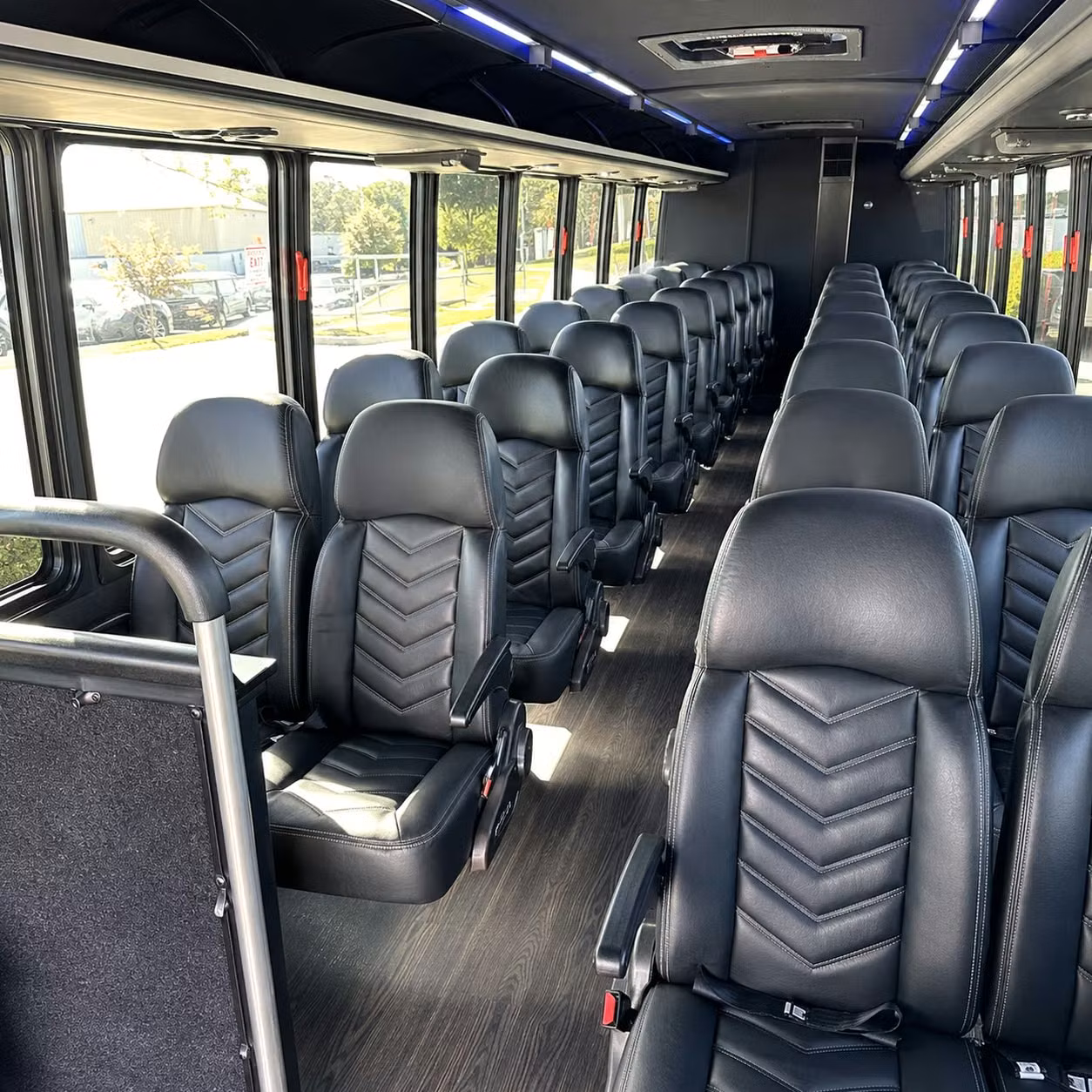 30 passenger minibus interior