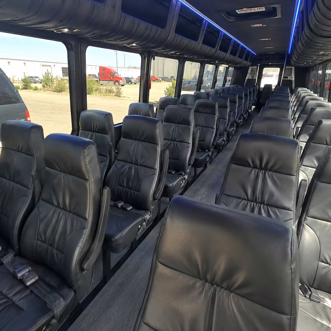 35 passenger minibus interior