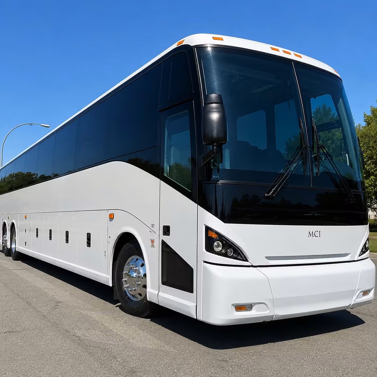 56 passenger charter bus