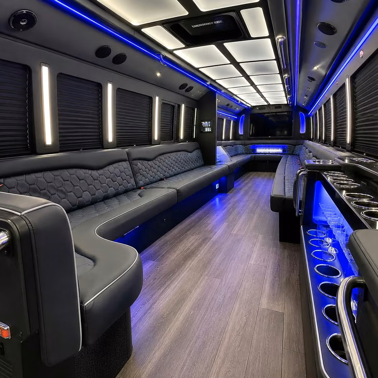 party bus interior