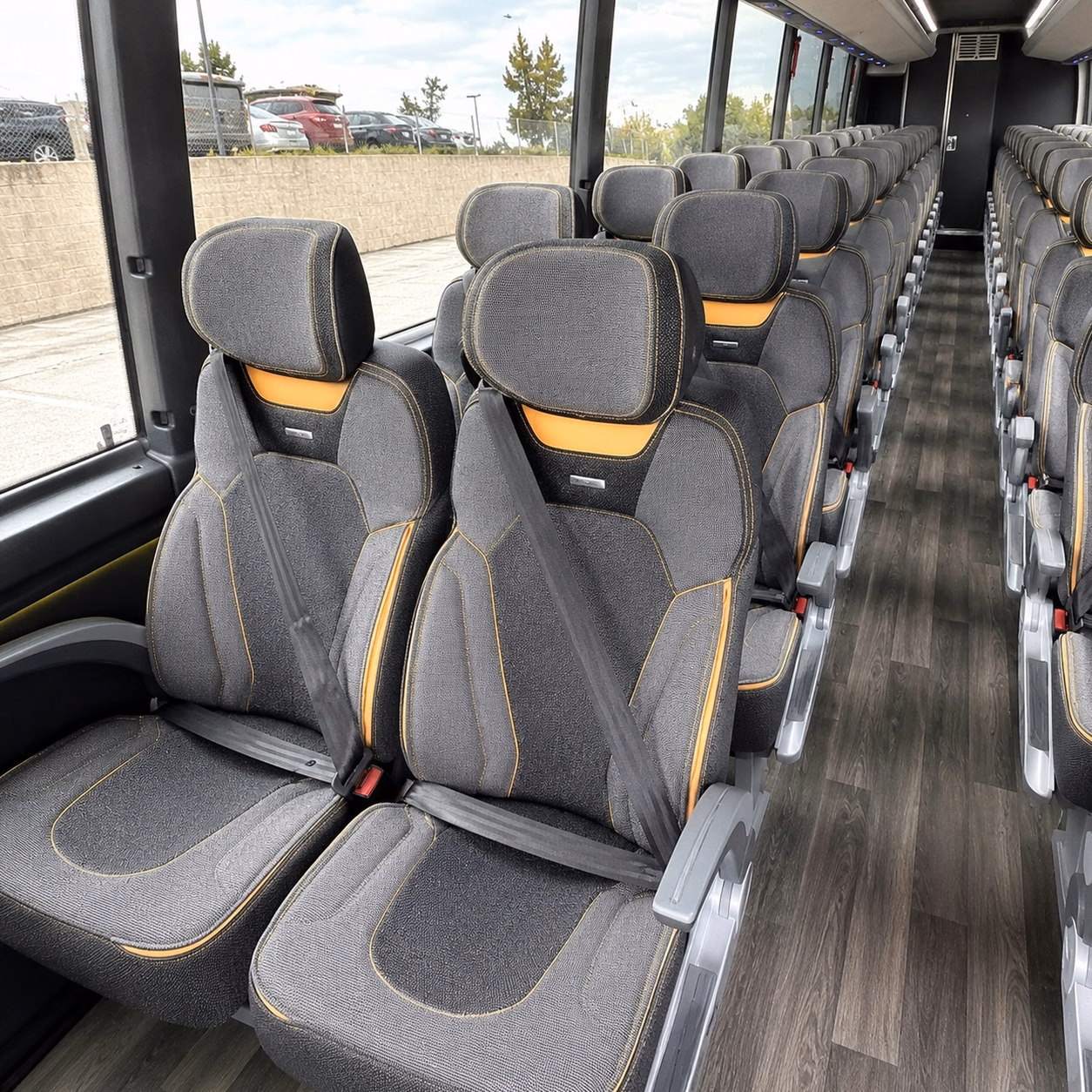 yuma charter bus rental inside