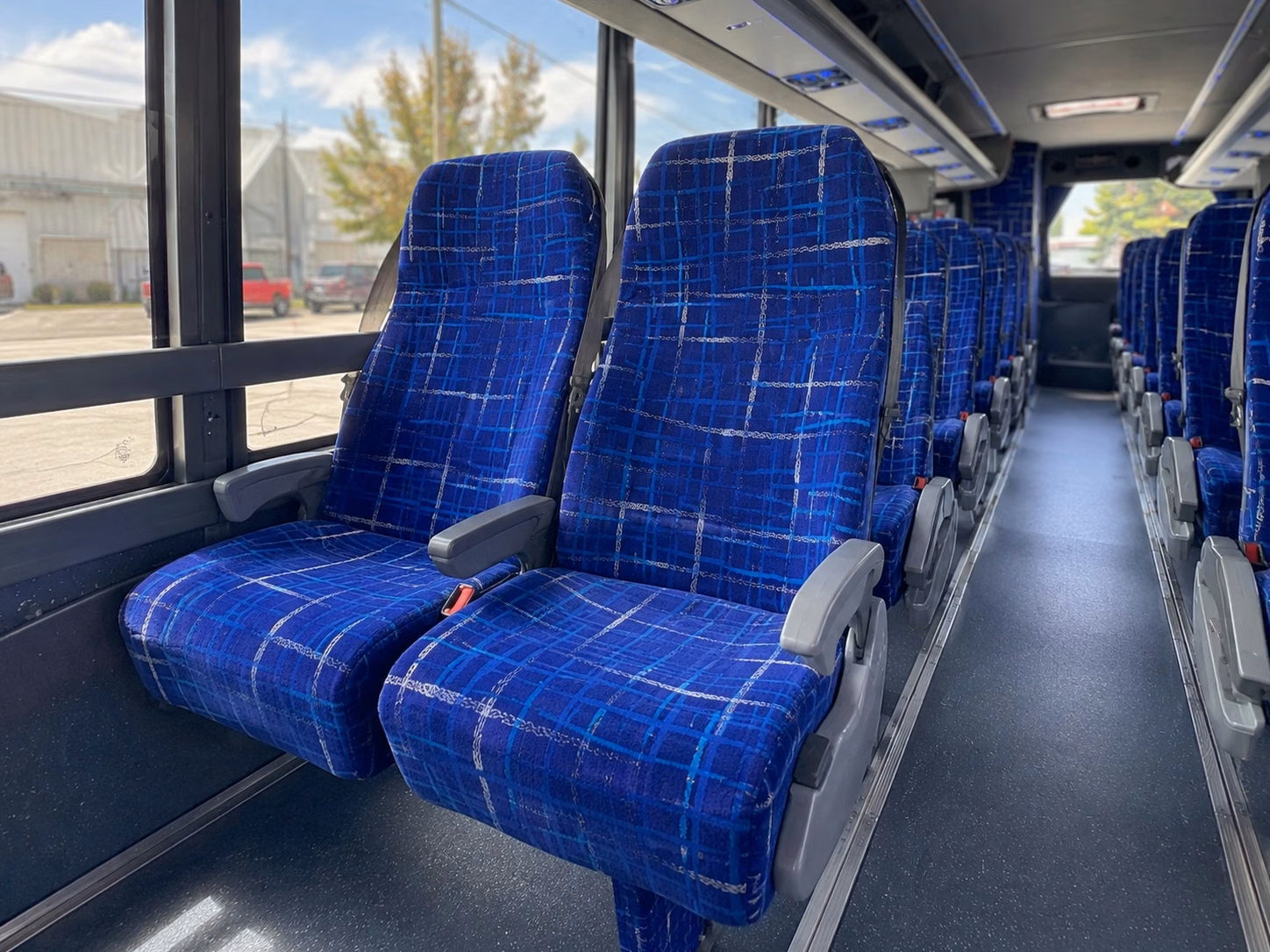 yuma charter bus rental interior